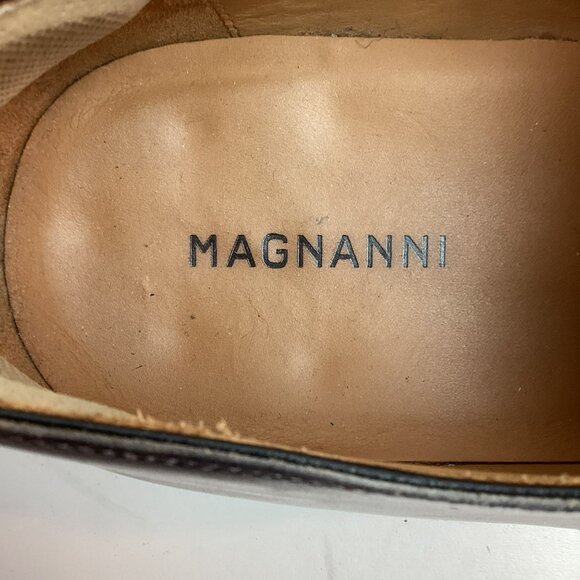 Magnanni Marco ll Mens 8M Leather Monk Strap Dress Shoes Black Made in Spain main image 10